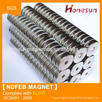 N35 stable temperature magnet of ndfeb in ring magnetic material